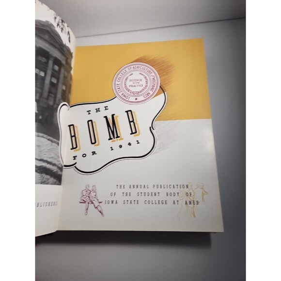 1941 The Bomb Yearbook - Iowa State College - Ames, IA Yearbook - Picture 7 of 9